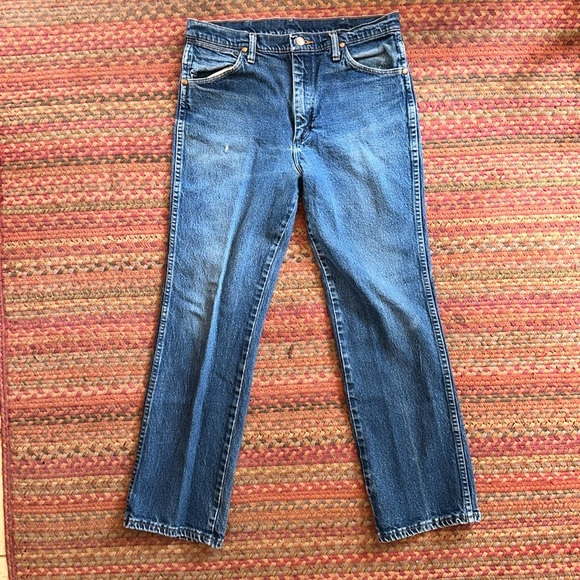 WRANGLER DENIM EQUESTRIAN COWBOY CLASSIC JEANS - Picture 1 of 4